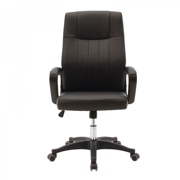 Καρέκλα γραφείου διευθυντή Roby pakoworld με pu χρώμα μαύρο