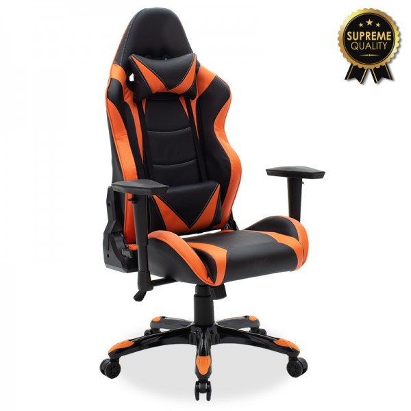 Καρέκλα γραφείου Russel-Gaming SUPREME QUALITY pu μαύρο-πορτοκαλί