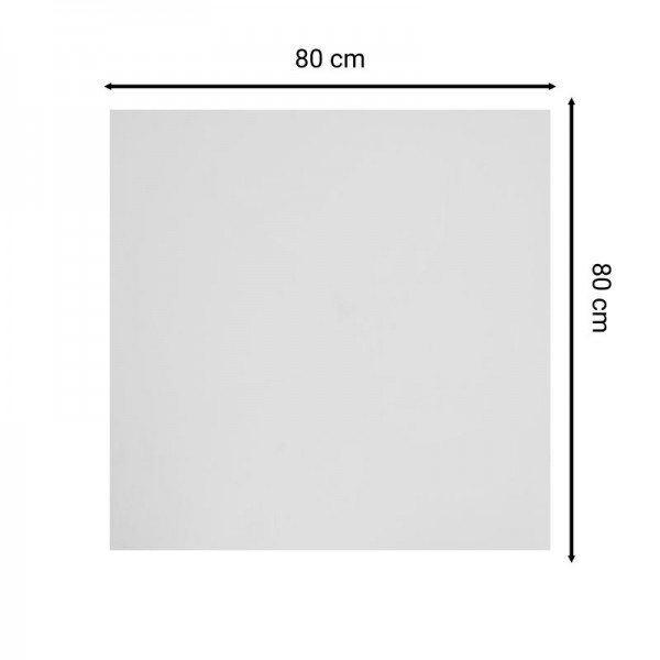 Επιφάνεια τραπεζιού Solace pakoworld Werzalit λευκό μαρμάρου 80x80εκ πάχους 35mm